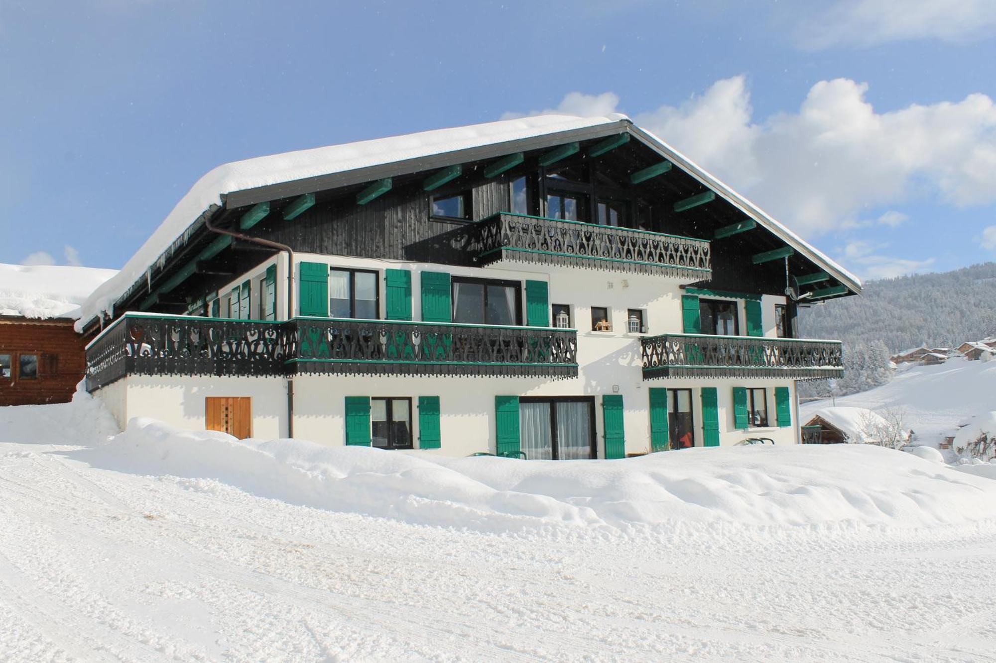 Chalet Fleur Des Alpes เลส์เฌต์ ภายนอก รูปภาพ